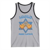 Funny Hanukkah Gift Tank Top If Life Gives You Potatoes Make Latkes - Wonder Print Shop