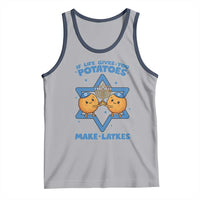 Funny Hanukkah Gift Tank Top If Life Gives You Potatoes Make Latkes - Wonder Print Shop