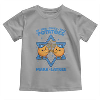 Funny Hanukkah Gift Toddler T Shirt If Life Gives You Potatoes Make Latkes - Wonder Print Shop