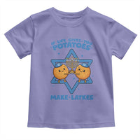 Funny Hanukkah Gift Toddler T Shirt If Life Gives You Potatoes Make Latkes - Wonder Print Shop