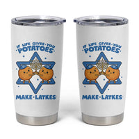 Funny Hanukkah Gift Tumbler Cup If Life Gives You Potatoes Make Latkes - Wonder Print Shop