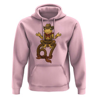 Funny Frog Cowboy Six Seven Meme Hoodie 67 Doot Doot Western Animal Trend Gift - Wonder Print Shop