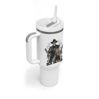 Six Seven Meme Skeleton Cowboy Tumbler With Handle Funny Western Gift - Wonder Print Shop