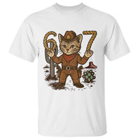 Funny Cowcat Six Seven Meme T Shirt Gen Alpha 67 Trend Gift - Wonder Print Shop