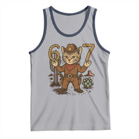 Funny Cowcat Six Seven Meme Tank Top Gen Alpha 67 Trend Gift - Wonder Print Shop