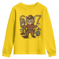 Funny Cowcat Six Seven Meme Youth Sweatshirt Gen Alpha 67 Trend Gift - Wonder Print Shop