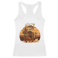 Funny Cowcat Six Seven Meme Racerback Tank Top Western 67 Trend Gift - Wonder Print Shop