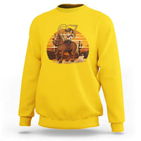 Funny Cowcat Six Seven Meme Sweatshirt Western 67 Trend Gift - Wonder Print Shop