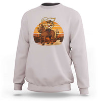 Funny Cowcat Six Seven Meme Sweatshirt Western 67 Trend Gift - Wonder Print Shop