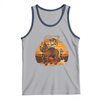 Funny Cowcat Six Seven Meme Tank Top Western 67 Trend Gift - Wonder Print Shop