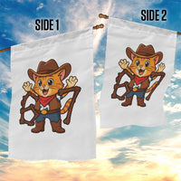 Funny Six Seven Meme Cowcat Garden Flag Gen Alpha Slang Gift - Wonder Print Shop