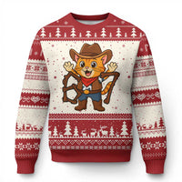 Funny Six Seven Meme Cowcat Ugly Christmas Sweater Gen Alpha Slang Gift - Wonder Print Shop