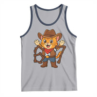 Funny Six Seven Meme Cowcat Tank Top Gen Alpha Slang Gift - Wonder Print Shop