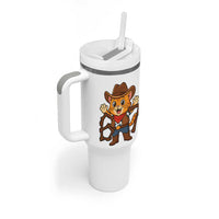 Funny Six Seven Meme Cowcat Tumbler With Handle Gen Alpha Slang Gift - Wonder Print Shop