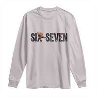 Six Seven Meme Gen Alpha Cowboy Hat Long Sleeve Shirt Funny Western Gift - Wonder Print Shop