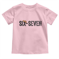 Six Seven Meme Gen Alpha Cowboy Hat Toddler T Shirt Funny Western Gift - Wonder Print Shop