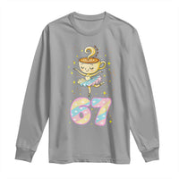 Funny Ballerina Cappuccina Ballet Six Seven Long Sleeve Shirt Brainrot Meme Pastel Gift - Wonder Print Shop