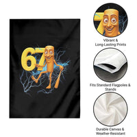 Tung Tung Sahur Six Seven Meme Garden Flag Funny Gen Z Alpha Gift - Wonder Print Shop