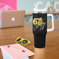 Tung Tung Sahur Six Seven Meme Tumbler With Handle Funny Gen Z Alpha Gift - Wonder Print Shop