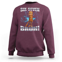 Tung Tung Sahur Six Seven Meme Sweatshirt Funny 67 Gen Alpha Gift - Wonder Print Shop