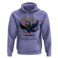 Funny Raven Six Seven Meme Trending Gift Hoodie - Wonder Print Shop