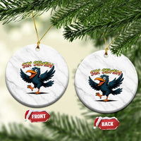 Funny Raven Six Seven Meme Trending Gift Ceramic Ornament - Wonder Print Shop
