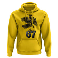 Funny Raven Brainrot Six Seven Meme Gift Hoodie - Wonder Print Shop