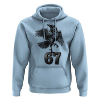 Funny Raven Brainrot Six Seven Meme Gift Hoodie - Wonder Print Shop