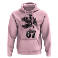 Funny Raven Brainrot Six Seven Meme Gift Hoodie - Wonder Print Shop