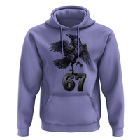 Funny Raven Brainrot Six Seven Meme Gift Hoodie - Wonder Print Shop