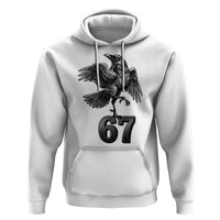 Funny Raven Brainrot Six Seven Meme Gift Hoodie - Wonder Print Shop