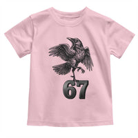 Funny Raven Brainrot Six Seven Meme Gift Toddler T Shirt - Wonder Print Shop