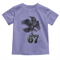 Funny Raven Brainrot Six Seven Meme Gift Toddler T Shirt - Wonder Print Shop