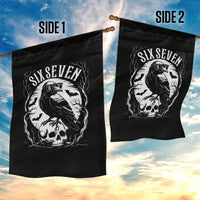 Gothic Raven Brainrot Six Seven Garden Flag Gen Z Alpha Gift - Wonder Print Shop