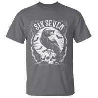Gothic Raven Brainrot Six Seven T Shirt Gen Z Alpha Gift - Wonder Print Shop