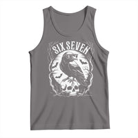 Gothic Raven Brainrot Six Seven Tank Top Gen Z Alpha Gift - Wonder Print Shop