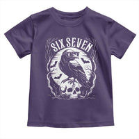 Gothic Raven Brainrot Six Seven Toddler T Shirt Gen Z Alpha Gift - Wonder Print Shop