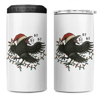 Funny Raven Six Seven Meme 4 in 1 Can Cooler Tumbler Christmas Gift For Gen Z - Wonder Print Shop