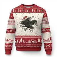 Funny Raven Six Seven Meme Ugly Christmas Sweater Xmas Gift For Gen Z - Wonder Print Shop