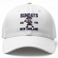 Sundays Are For NE Baseball Cap Game Day Sports Fan Gift