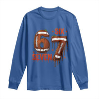 American Football Six Seven Meme Long Sleeve Shirt Funny Gen Z Alpha Gift