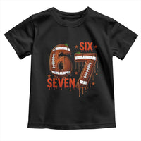 American Football Six Seven Meme Toddler T Shirt Funny Gen Z Alpha Gift