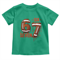 American Football Six Seven Meme Toddler T Shirt Funny Gen Z Alpha Gift