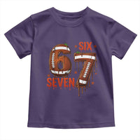American Football Six Seven Meme Toddler T Shirt Funny Gen Z Alpha Gift