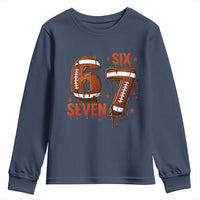 American Football Six Seven Meme Youth Sweatshirt Funny Gen Z Alpha Gift