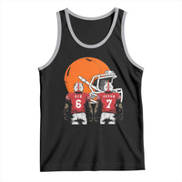 Funny American Football Tank Top Six Seven Meme - Wonder Print Shop