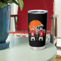 Funny American Football Tumbler Cup Six Seven Meme - Wonder Print Shop