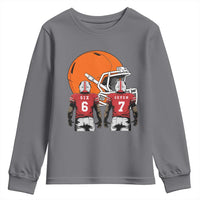Funny American Football Youth Sweatshirt Six Seven Meme - Wonder Print Shop