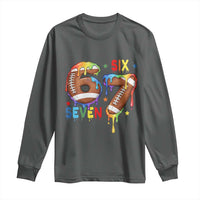 Funny American Football Long Sleeve Shirt 67 Viral Gen Alpha Slang Gift