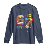 Funny American Football Long Sleeve Shirt 67 Viral Gen Alpha Slang Gift